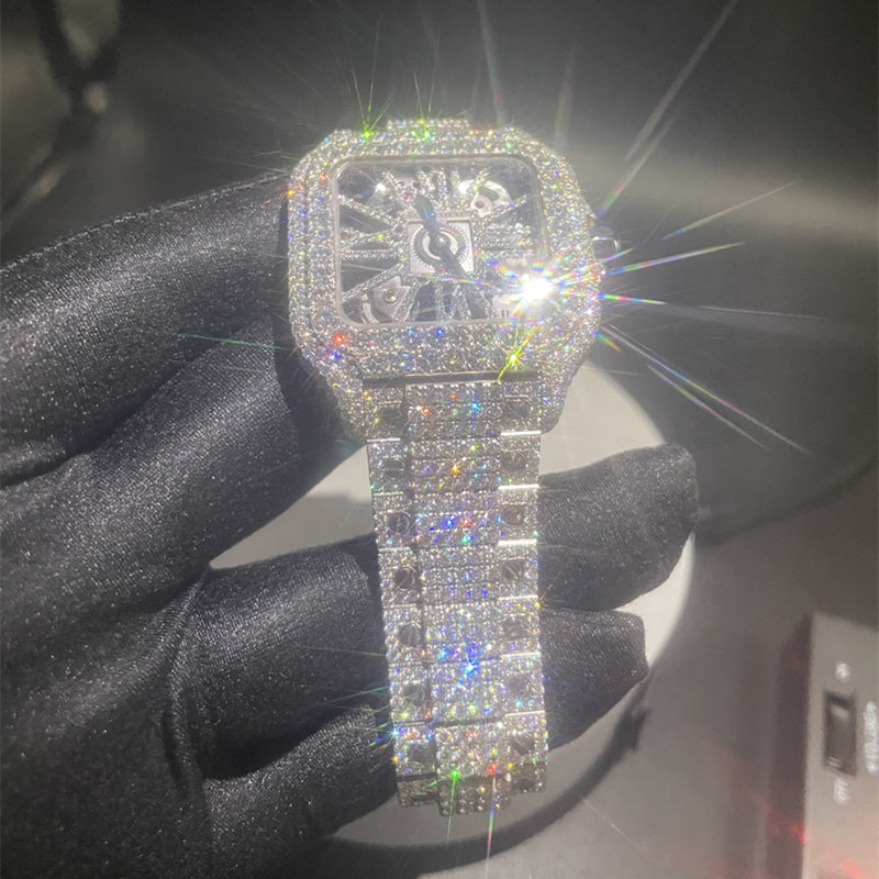 VVS Iced Out Moissanite Watches - ‎ Moissanite Jewelry 