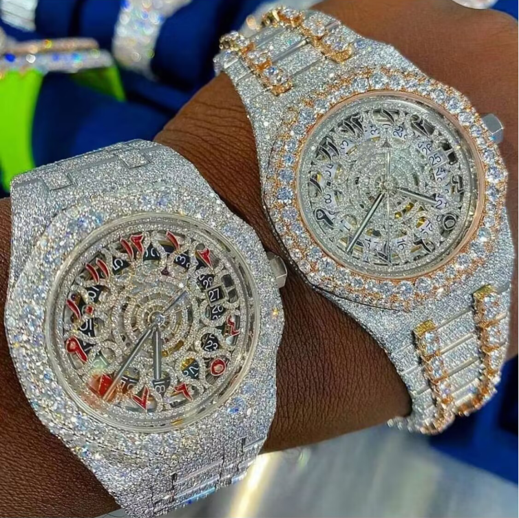 VVS Moissanite Iced Out Watches - ‎ Moissanite Jewelry 