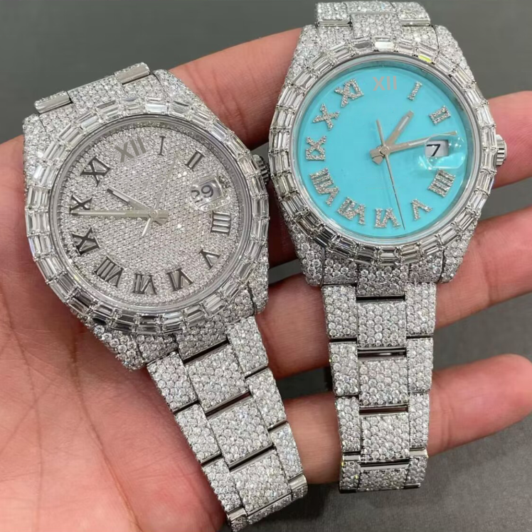 VVS Moissanite Iced Out Watches - ‎ Moissanite Jewelry 