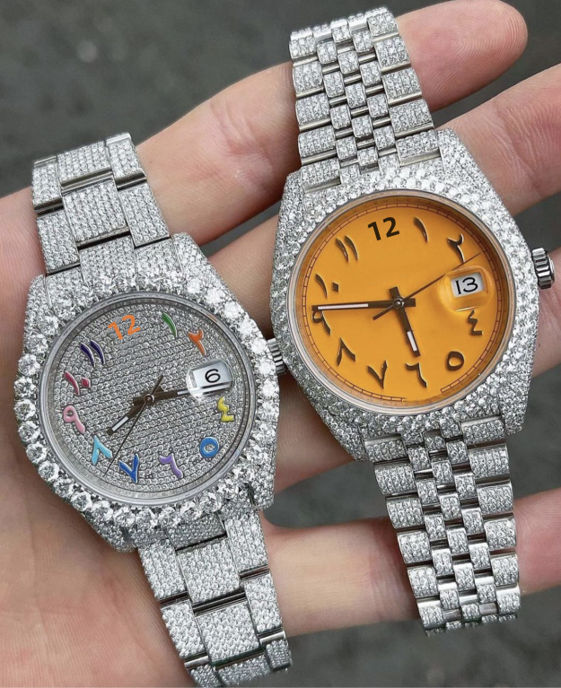 VVS Moissanite Iced Out Watches - ‎ Moissanite Jewelry 